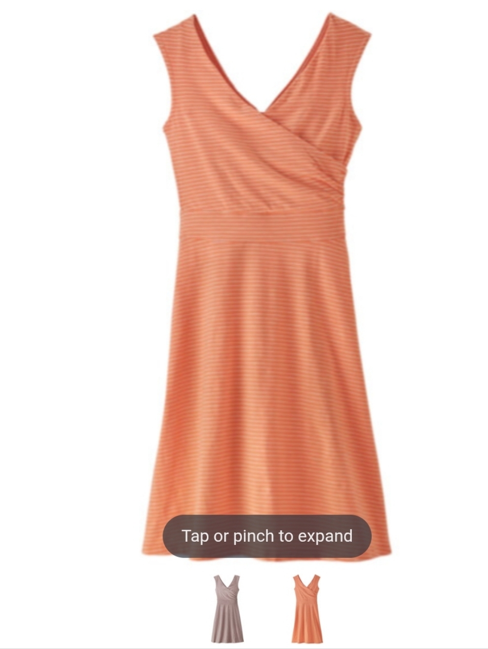 Patagonia Women's Porch Song Dress - Coral Stripe